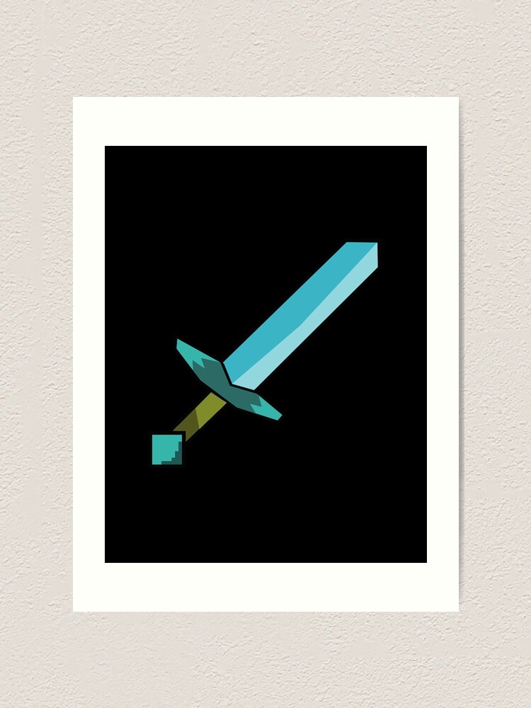 Diamond Sword Art Print