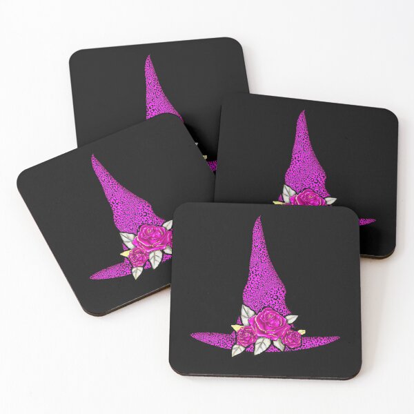 Item preview, Pink Witch Hat Fancy Leopard Animal Print Roses designed and sold by funnytshirtemp.
