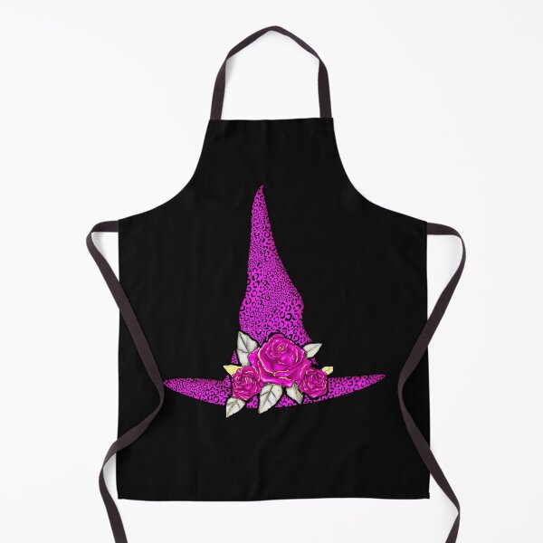 Item preview, Pink Witch Hat Fancy Leopard Animal Print Roses designed and sold by funnytshirtemp.