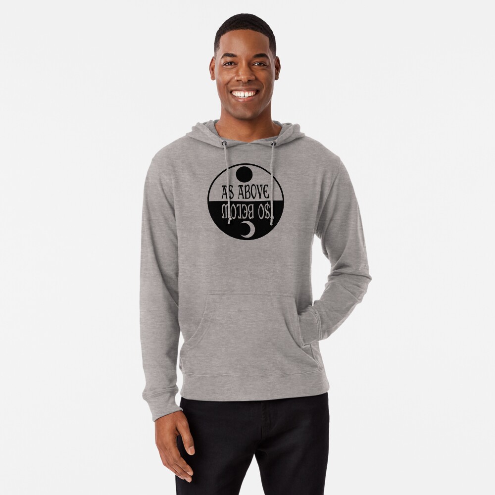 Vista previa del artículo con la obra «Sudadera ligera con capucha», diseñado y vendido por theletteredbee.