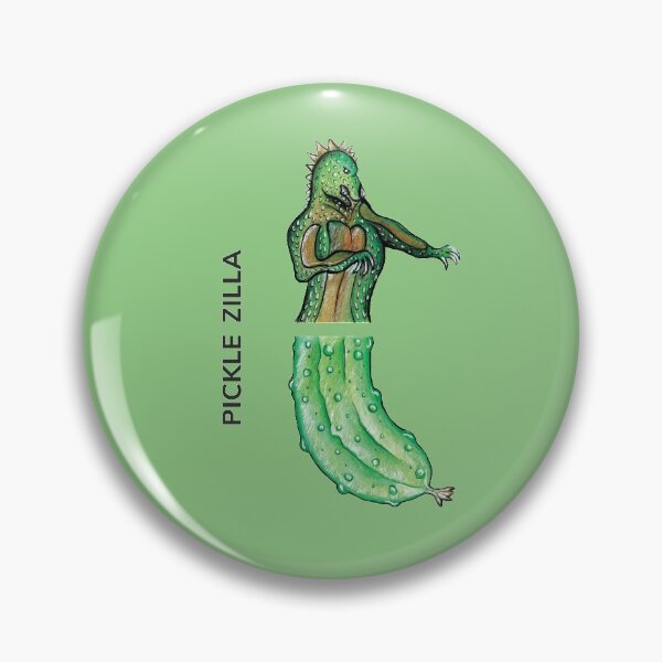 Item preview, PICKLE ZILLA by FrankenDuo garden green designed and sold by FrankenDuo.
