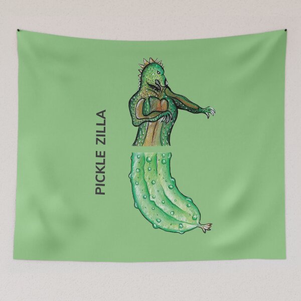 Aperçu de l'œuvre PICKLE ZILLA by FrankenDuo garden green créée et vendue par FrankenDuo.