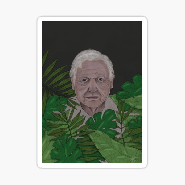 David Attenborough Sticker