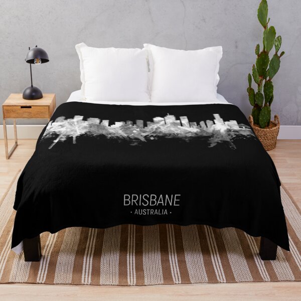 Item preview, Brisbane Australia Skyline designed and sold by ArtPrints.