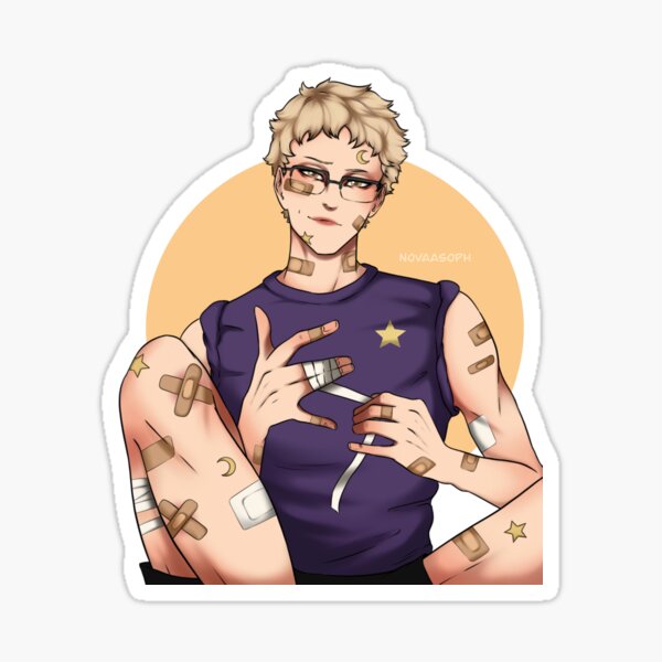Bandaid Tsukki Sticker
