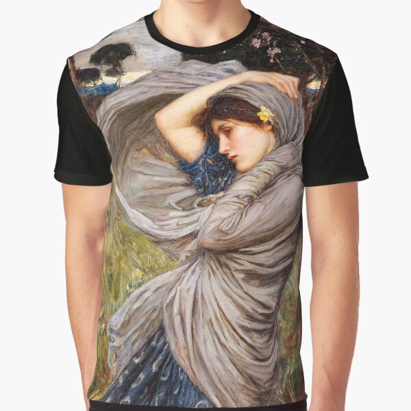 John William Waterhouse – Boreas Graphic T-Shirt
