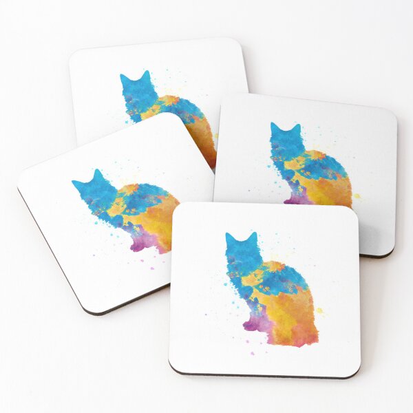 Item preview, laperm cat in watercolor designed and sold by paulrommer.