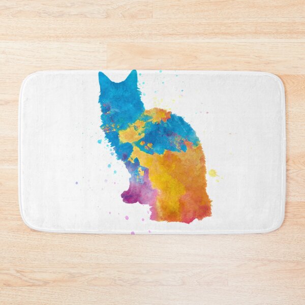 Item preview, laperm cat in watercolor designed and sold by paulrommer.