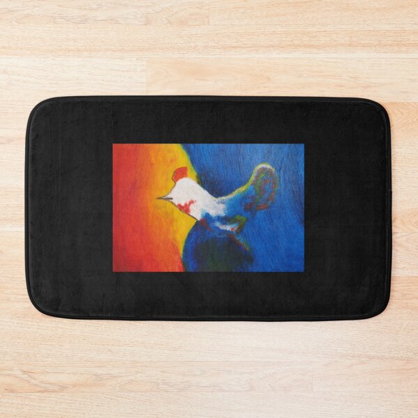 Item preview, Dawn Rooster Yellow And Blue designed and sold by Chubuter.