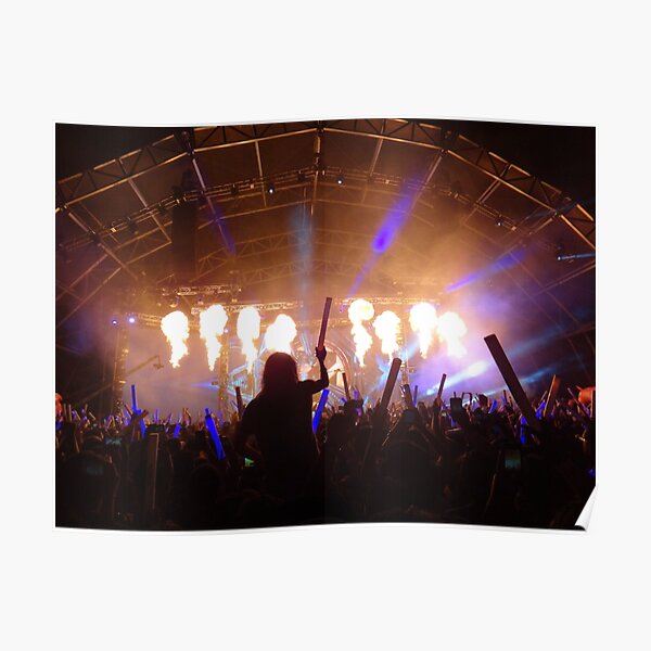 flame on concert Poster