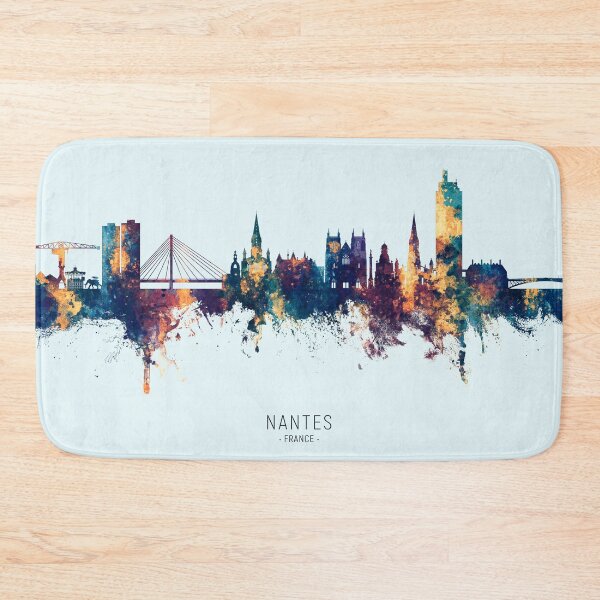 Item preview, Nantes France Skyline designed and sold by ArtPrints.