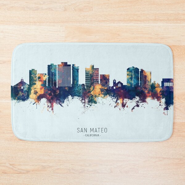 Item preview, San Mateo California Skyline designed and sold by ArtPrints.