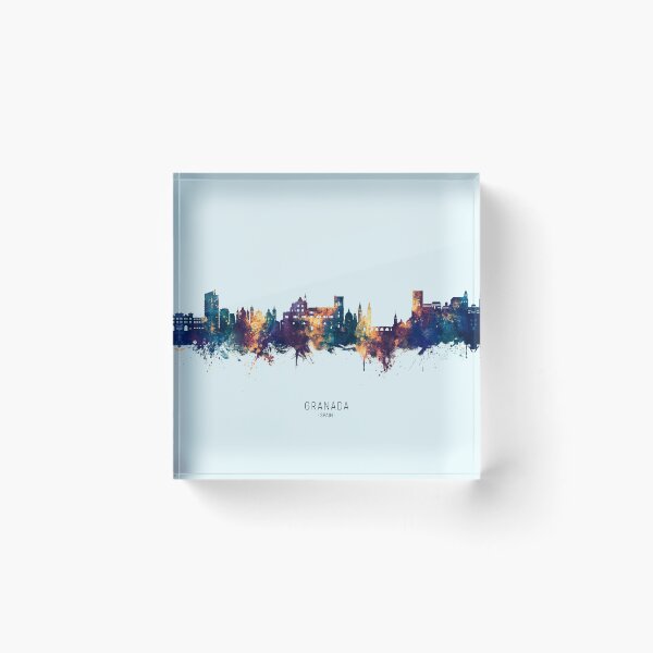 Item preview, Granada Spain Skyline designed and sold by ArtPrints.