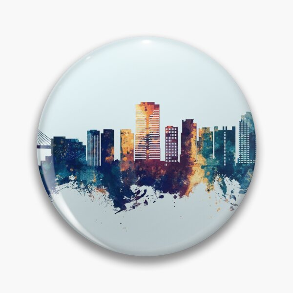 Item preview, Long Beach California Skyline designed and sold by ArtPrints.