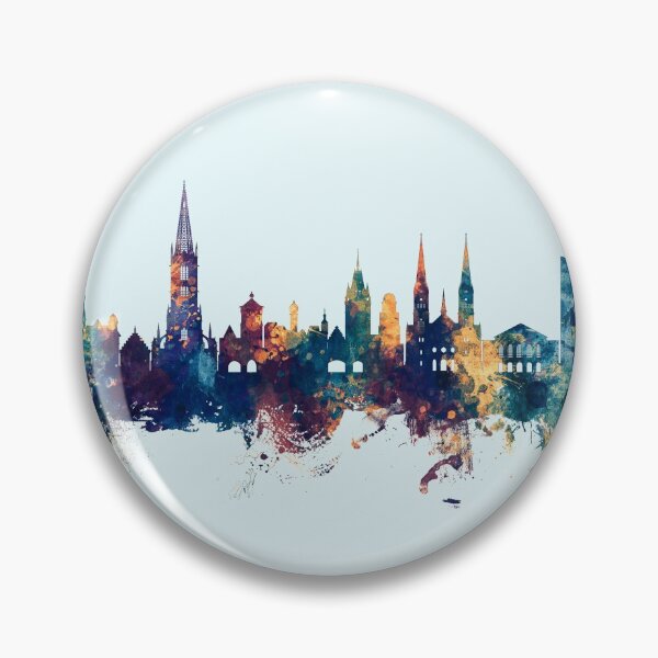 Item preview, Freiburg Germany Skyline designed and sold by ArtPrints.