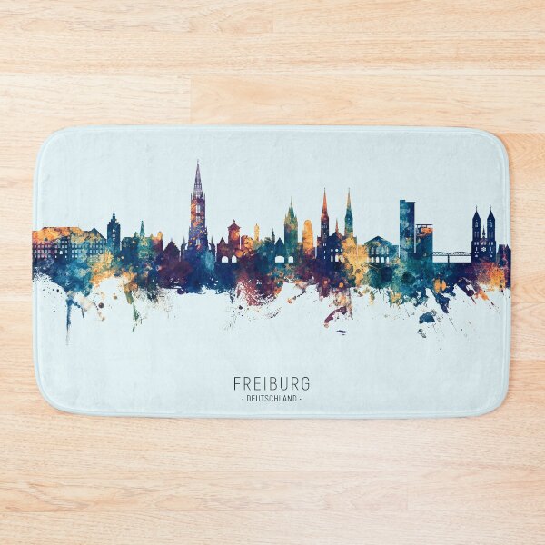 Item preview, Freiburg Germany Skyline designed and sold by ArtPrints.