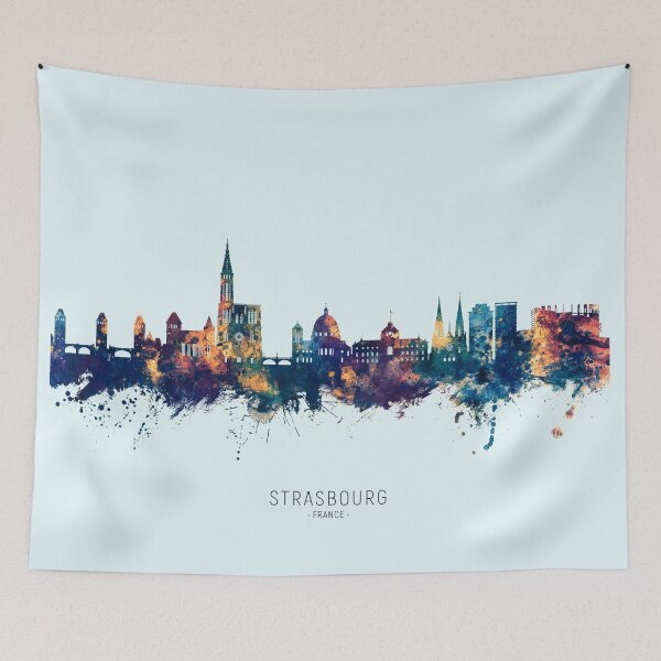Item preview, Strasbourg France Skyline designed and sold by ArtPrints.