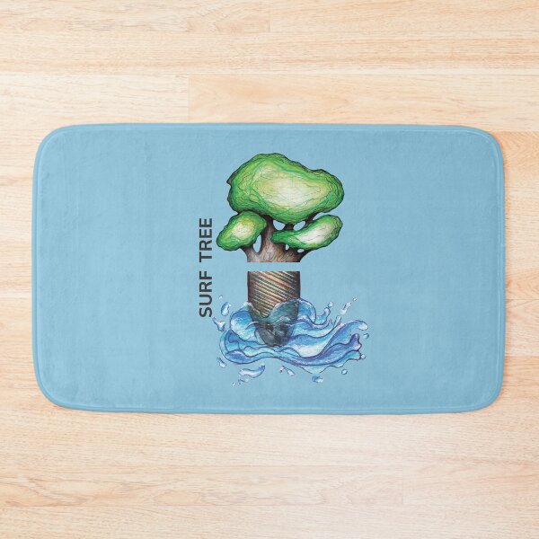 Item preview, SURF TREE by FrankenDuo sky blue designed and sold by FrankenDuo.