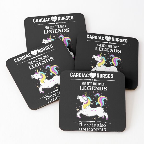 Item preview, Cool & Funny Cardiac Nurses Are Not The Only Legends Also Unicorn designed and sold by Gifty-Designs.