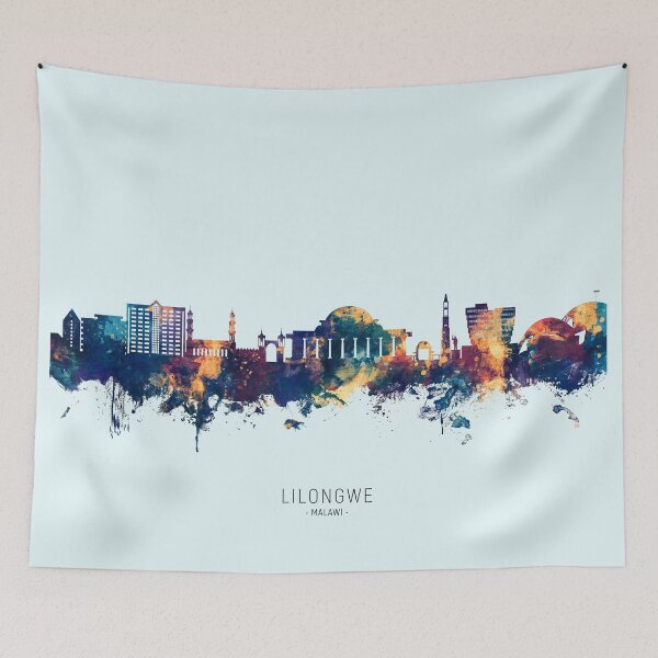 Item preview, Lilongwe Malawi Skyline designed and sold by ArtPrints.