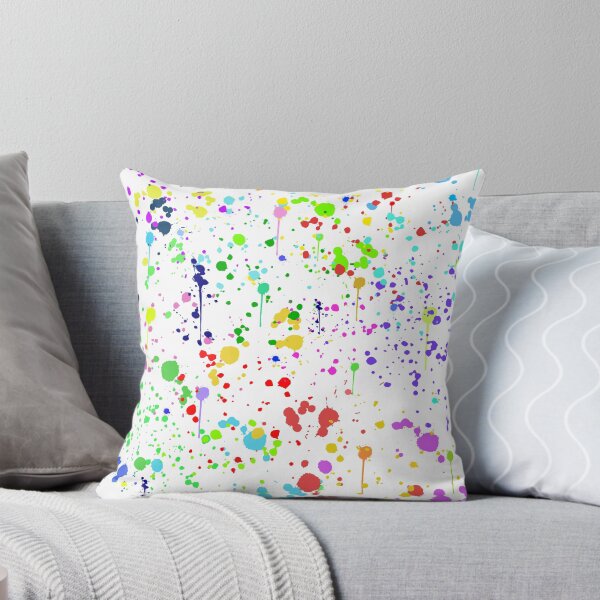 Item preview, Rainbow Paint Splatter Colorful Splash Graphic designed and sold by QuotinTs.