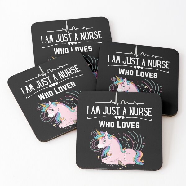 Item preview, Cute & Funny I Am Just A Cardiac Nurse Who Loves Unicorn designed and sold by Gifty-Designs.