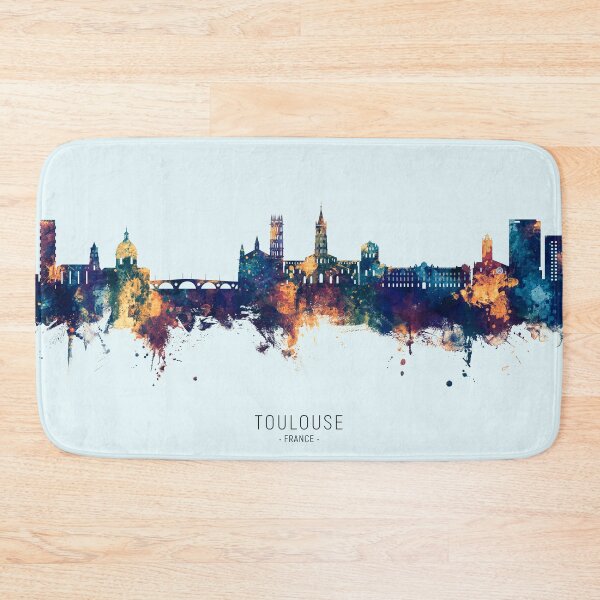 Item preview, Toulouse France Skyline designed and sold by ArtPrints.