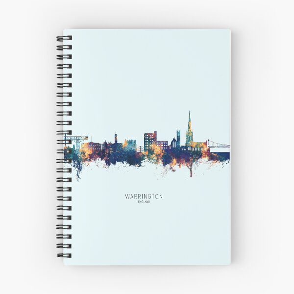 Item preview, Warrington England Skyline designed and sold by ArtPrints.