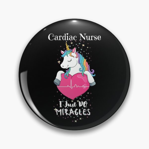 Item preview, Cute & Funny Cardiac Nurse I Just Do Miracles designed and sold by Gifty-Designs.