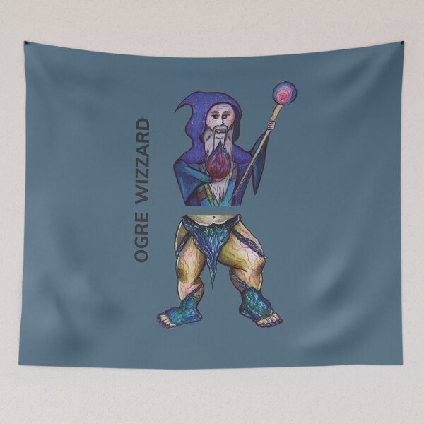 Item preview, OGRE WIZZARD by FrankenDuo night blue designed and sold by FrankenDuo.