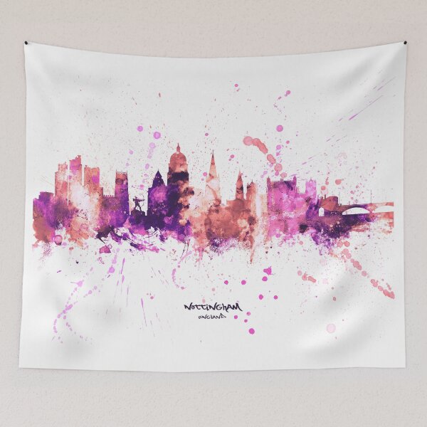 Item preview, Nottingham England Skyline designed and sold by ArtPrints.