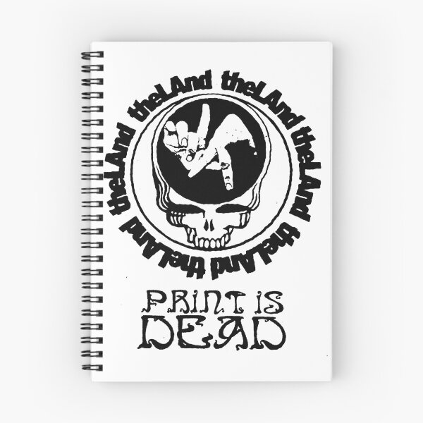 Item preview, print is dead designed and sold by Ashi17.