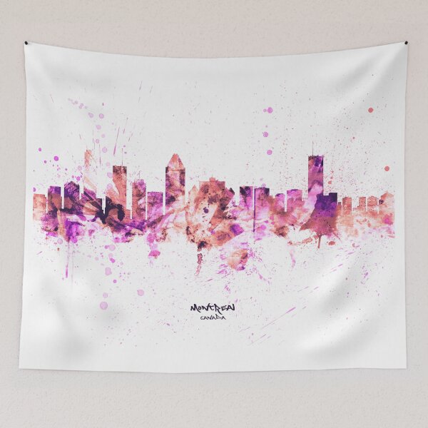 Item preview, Montreal Canada Skyline designed and sold by ArtPrints.