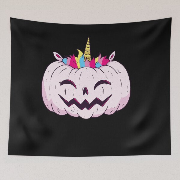 Item preview, Funny unicorn pumpkin Halloween gift designed and sold by MichaelTeupser.