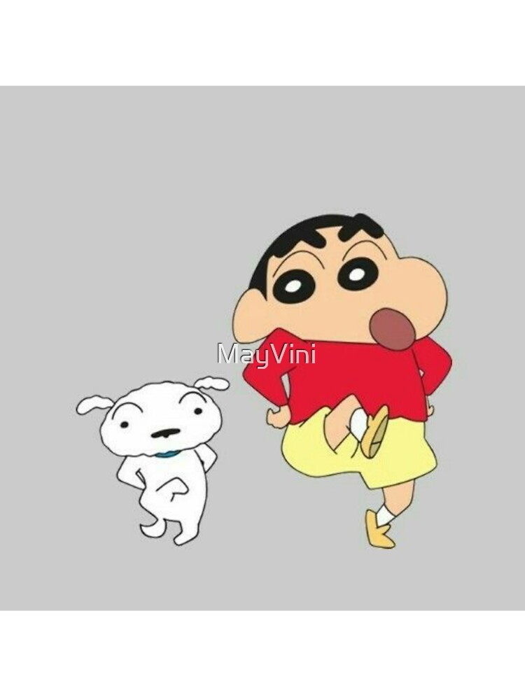 Shinchan and Shiro dancing Shinchan and Shiro dancing