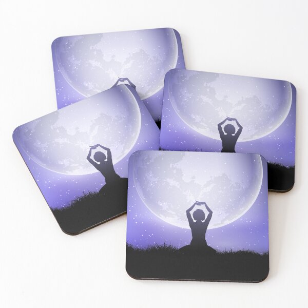 Item preview, Full moon yoga designed and sold by urban-color.