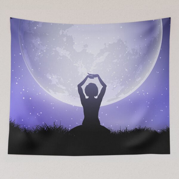 Item preview, Full moon yoga designed and sold by urban-color.