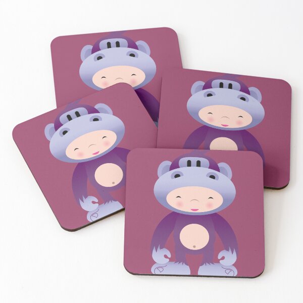 Item preview, cute purple gorilla vector manga designed and sold by MohDeen.