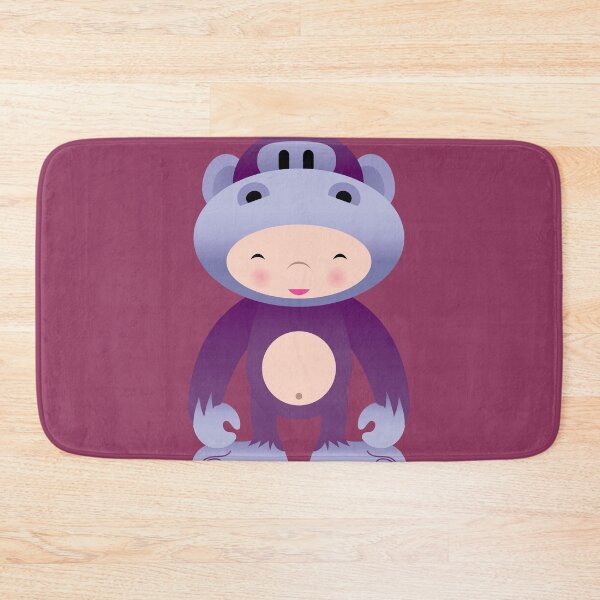 Item preview, cute purple gorilla vector manga designed and sold by MohDeen.