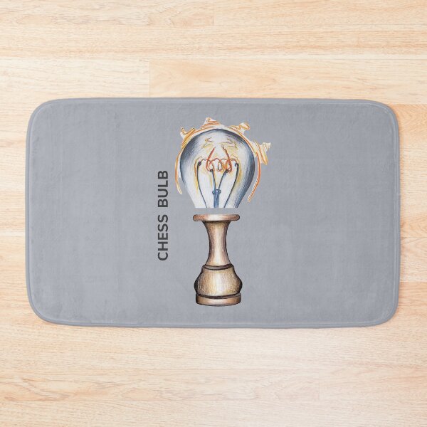 Item preview, CHESS BULB by FrankenDuo pearl grey designed and sold by FrankenDuo.