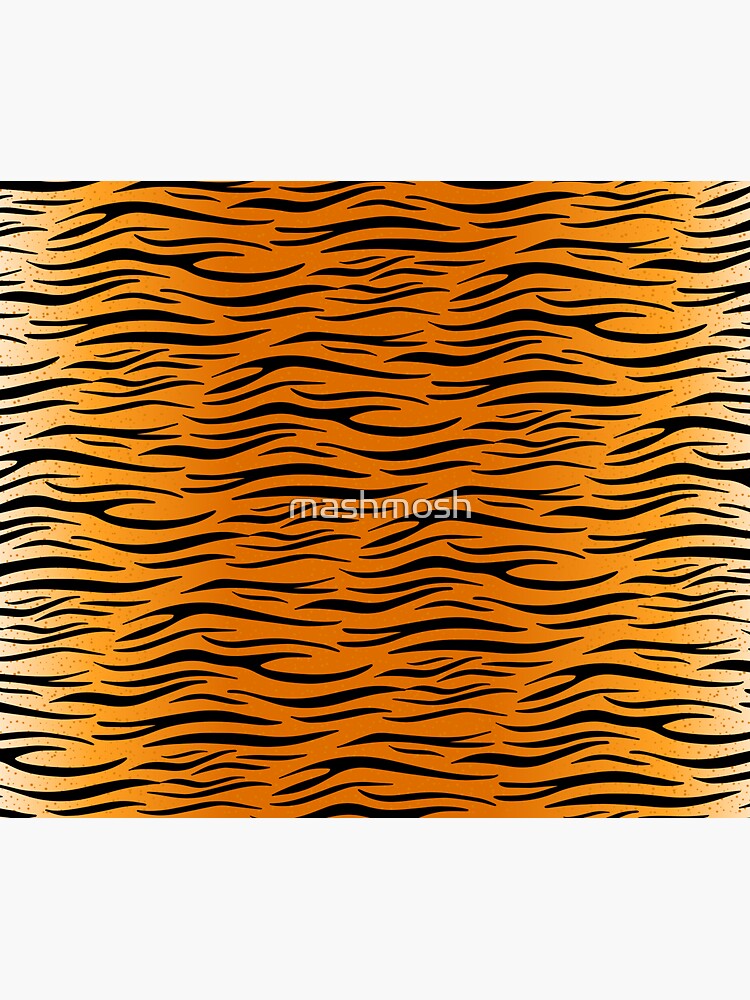 Sticker Tiger Stripe Pattern 