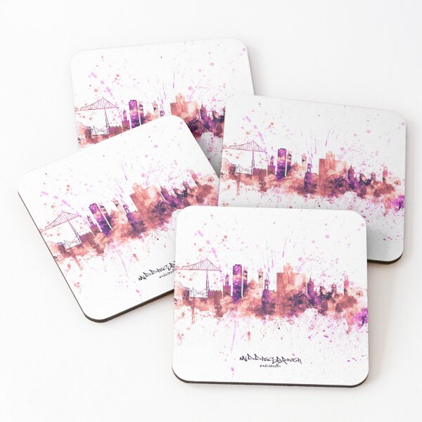 Item preview, Middlesbrough England Skyline designed and sold by ArtPrints.