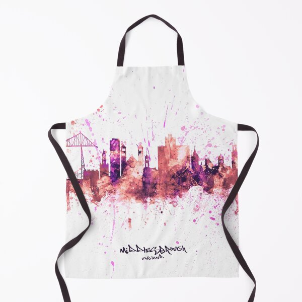 Item preview, Middlesbrough England Skyline designed and sold by ArtPrints.