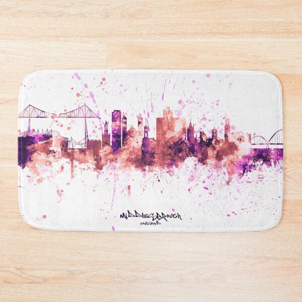 Item preview, Middlesbrough England Skyline designed and sold by ArtPrints.