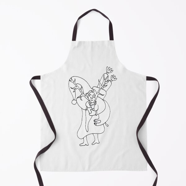 Item preview, Saint Nicholas with Deer Black and White designed and sold by Istvan Ocztos.
