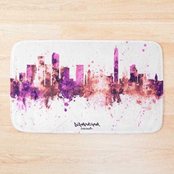 Artikelvorschau, Birmingham England Skyline entworfen und verkauft von ArtPrints.