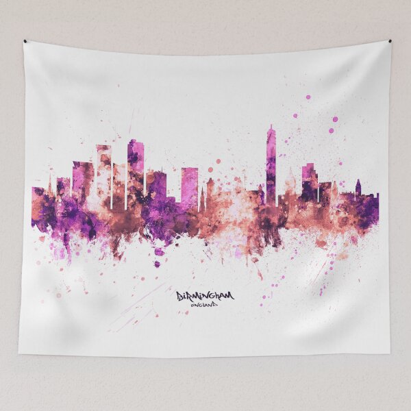 Artikelvorschau, Birmingham England Skyline entworfen und verkauft von ArtPrints.