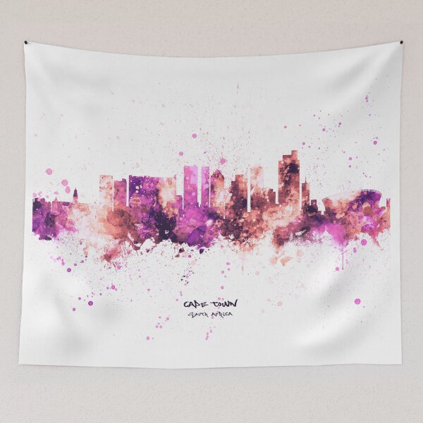 Item preview, Cape Town South Africa Skyline designed and sold by ArtPrints.