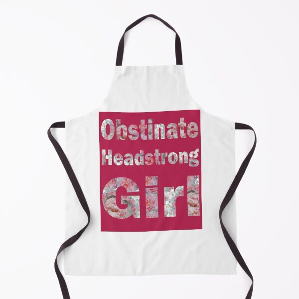 Item preview, Obstinate Headstrong Girl - Jane Austen Pride and Prejudice Quote designed and sold by TeeandToast.