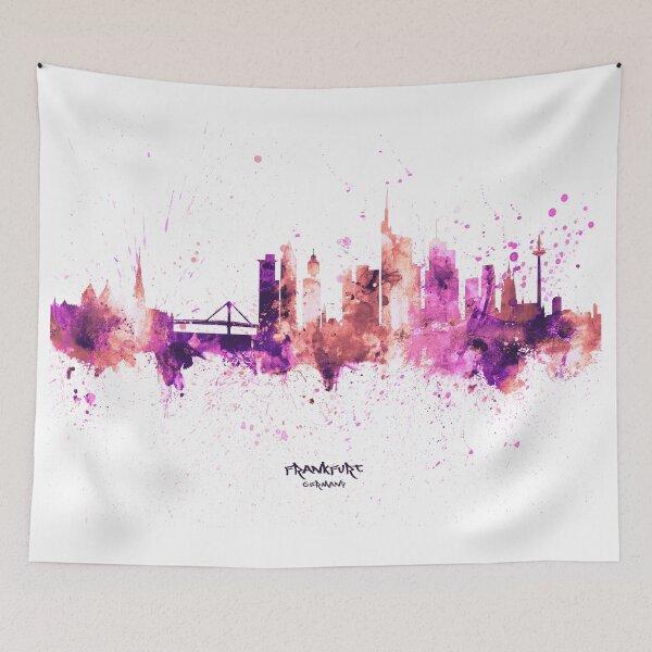 Item preview, Frankfurt Germany Skyline designed and sold by ArtPrints.